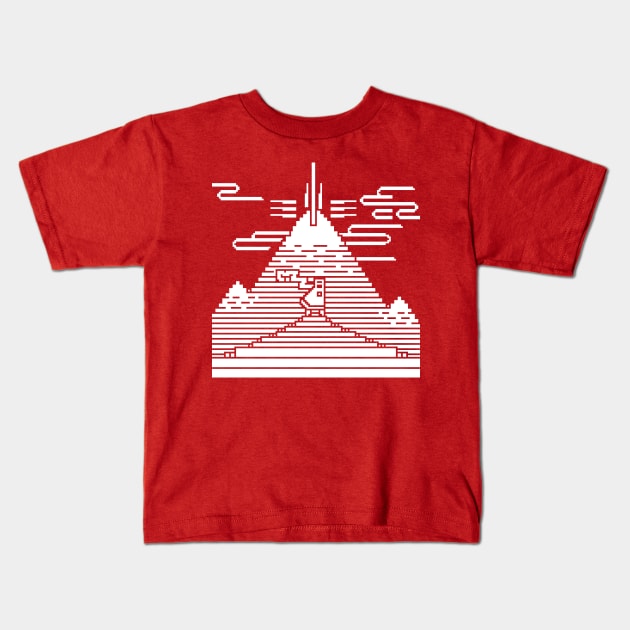 Journey End Mural Kids T-Shirt by GunyenTony